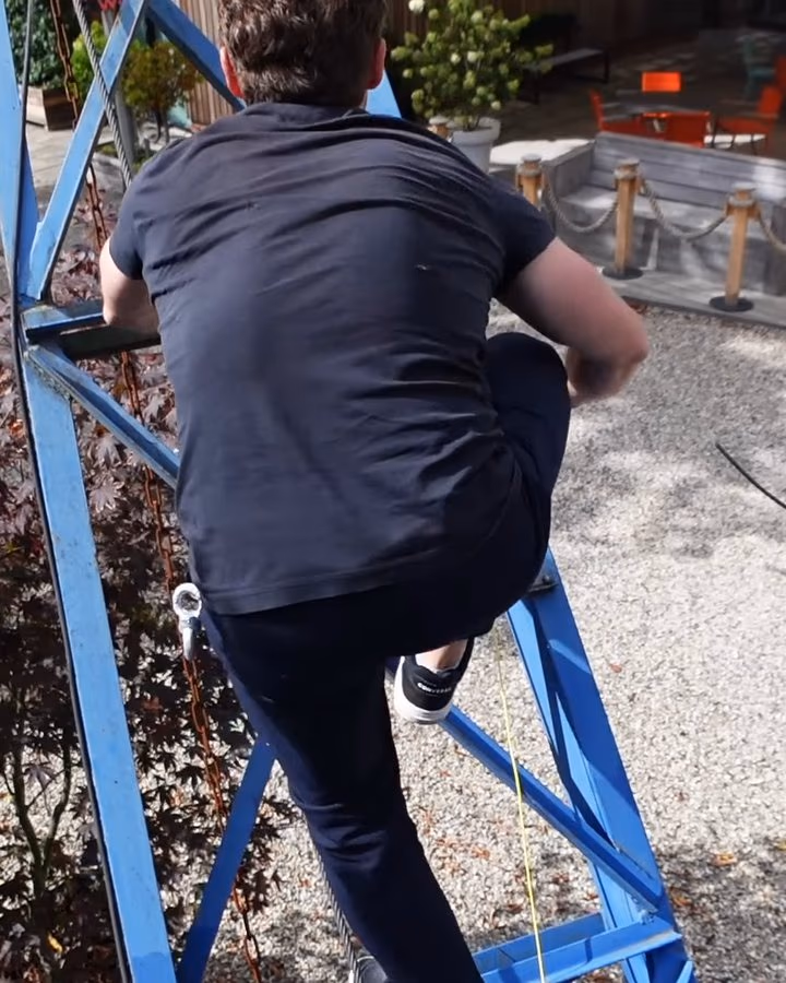 Der Aufstieg zum Führerhaus